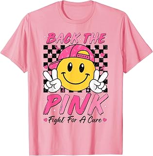 Back The Pink Breast Cancer Awareness Boy Kids Youth Toddler T-Shirt